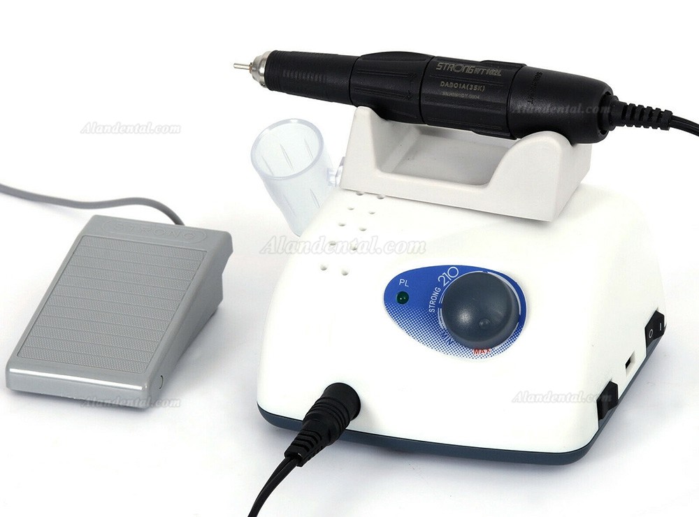 Strong STRONG210 Dental Lab Micromotor Polisher with 35000RPM 102L Handpiece